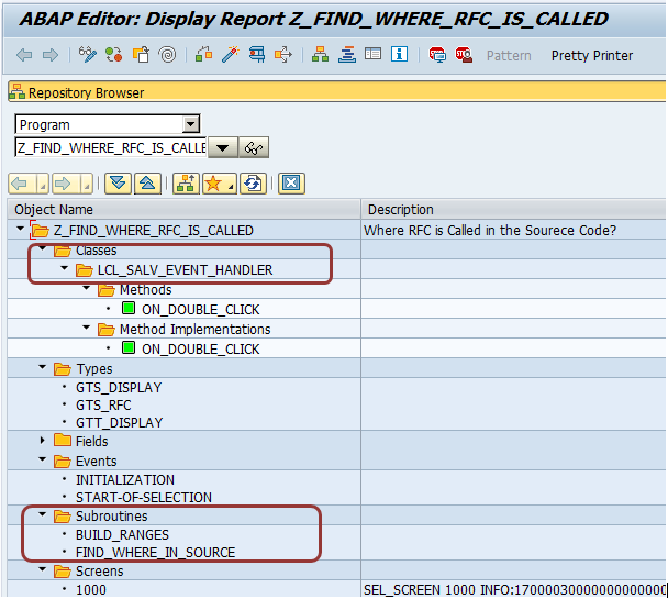 ABAP Display Objects