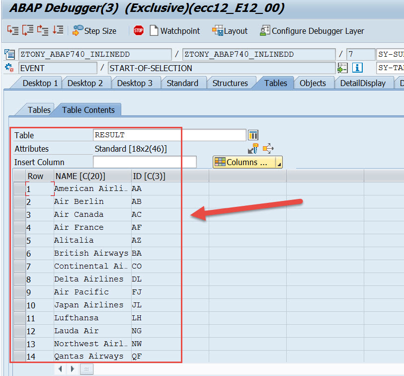 ABAP 7.40 Inline Data Declaration