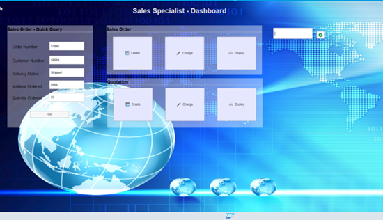 SAP Screen Persona Dashboard
