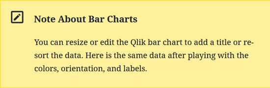 Qlik Bar Charts Tips