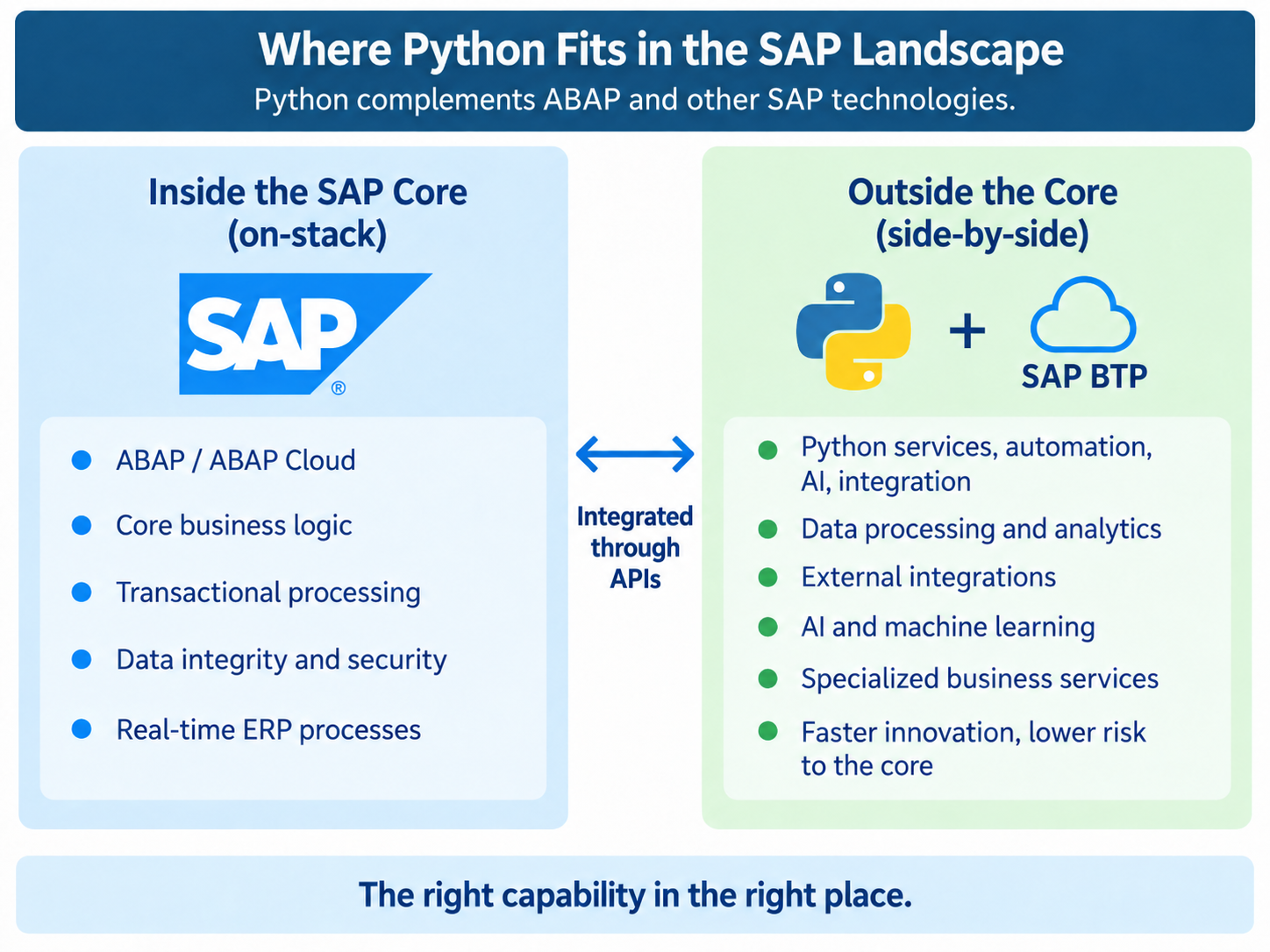 Python in the SAP Landscape